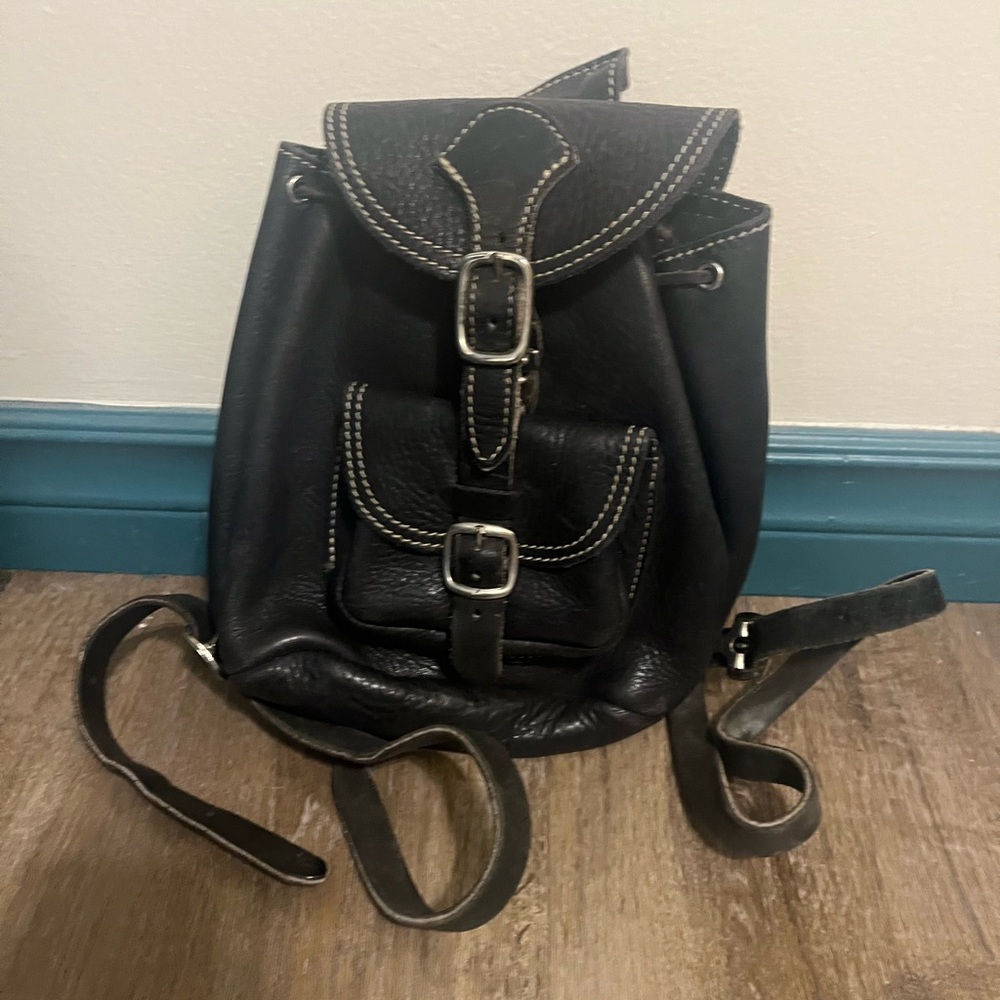 Vintage roots mini backpack purse